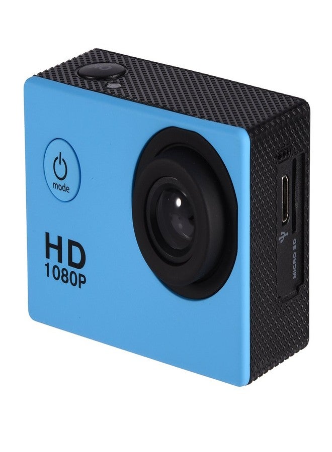 Serounder Action Camera Kit 1080P 12MP 30m Outdoor Sports Video Camera USB 2.0 Underwater Cam Full LCD Mini Camcorder with 900mAh Rechargeable Batteries and Mounting Accessories Kits(Blue) - Image 3