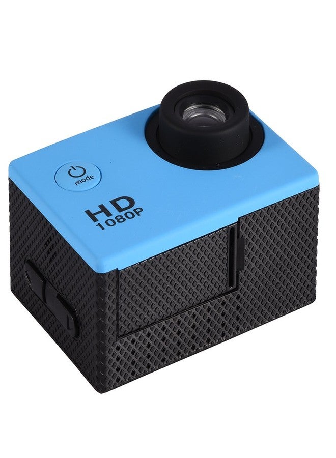 Serounder Action Camera Kit 1080P 12MP 30m Outdoor Sports Video Camera USB 2.0 Underwater Cam Full LCD Mini Camcorder with 900mAh Rechargeable Batteries and Mounting Accessories Kits(Blue) - Image 5