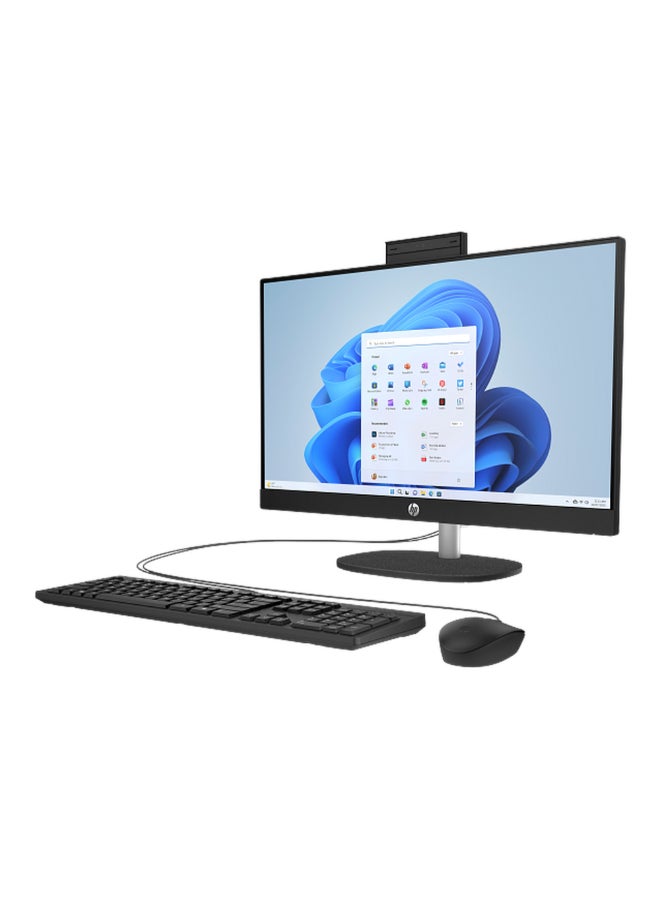 HP All-in-One 24-cr0384 Desktop PC, Intel Core i7-1355U Processor, 16GB RAM, 512GB SSD, 23.8" FHD IPS Display, DOS, Jet Black, English Keyboard & Mouse Included, 1 Year Warranty | D75E2EA-ENG Shell White - Image 2