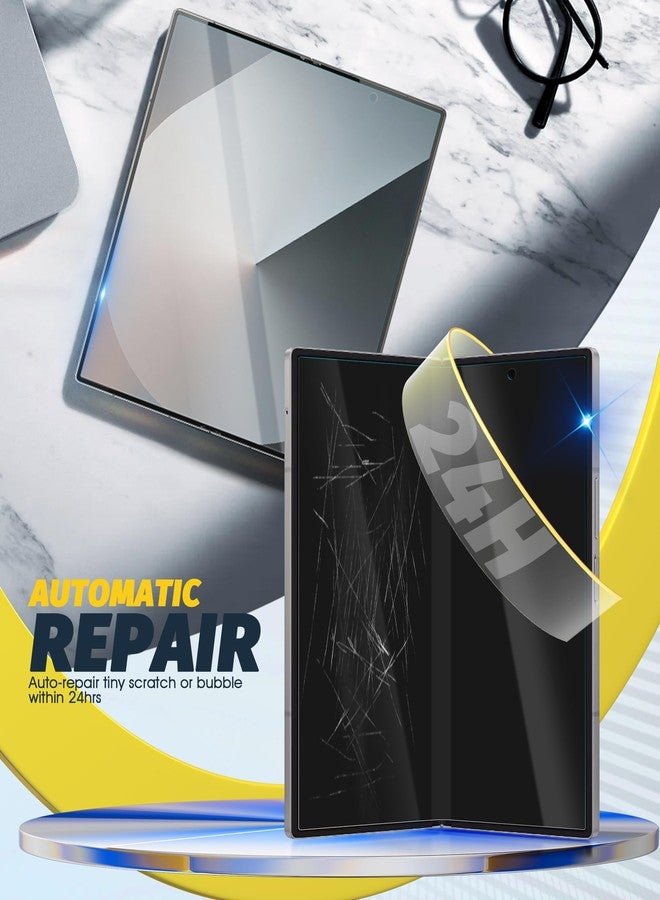 Orzero 6 in 1 for Samsung Galaxy Z Fold 6 5G: EPU Inner Screen Protector, Tempered Glass Front Screen Protector, Camera Lens Protector (2 Pack Each) - HD Bubble-Free Anti-Scratch - Image 2