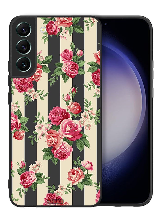 Tolwak Samsung Galaxy S22 Plus 5G Protective Case Cover Roses Pattern - Image 2