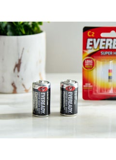 2-Piece Type C Battery Set 13 x 8 x 9 cm