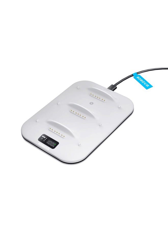 Bobovr قاعدة شحن BD3، توفر شحن سريع لـ 3*B100، طاقة 30 واط، من 0-80% في ساعة واحدة فقط - Image 1