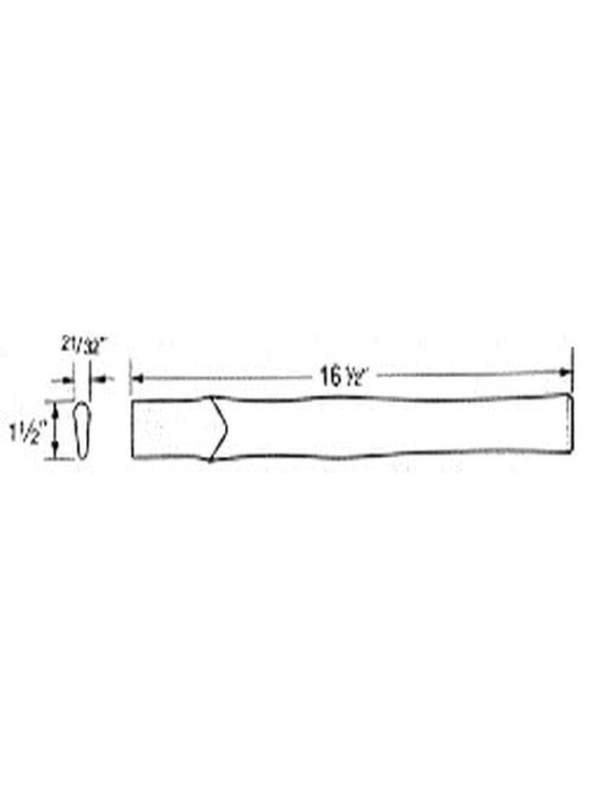 Vaughan 643-02 16-1/2" Replacement Straight Hatchet Style Handle for 19-oz California Framer Hammer - Supreme Grade (64302) - Image 2