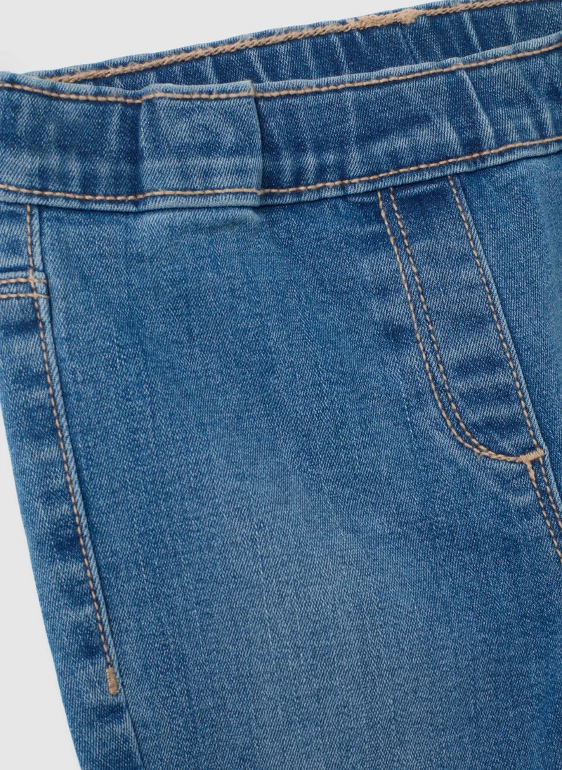 او في اس GIRL'S STRETCH DENIM JEGGINGS