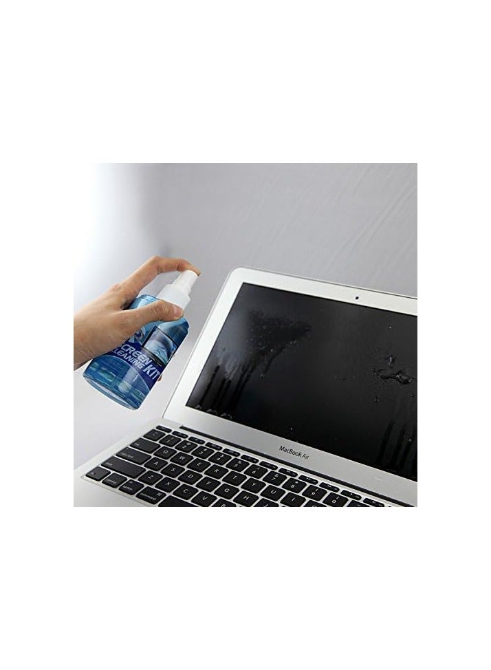 Lapster 3-in-1 Cleaning Kit for PC, Laptops, LCD TV, Monitors, Cameras, Smartphones, Lenses & Tablets – Includes Microfiber Cloth, Cleaning Solution, and Brushes for Dust & Smudge Removal - Image 3
