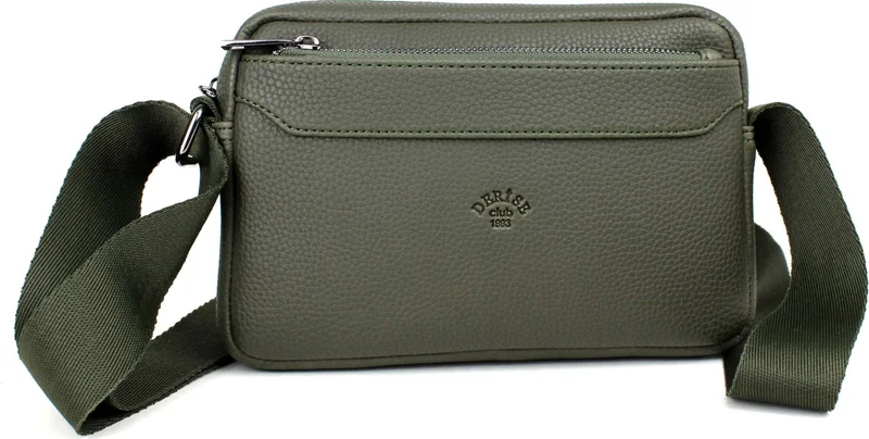 Derise Club Unisex Khaki Color Medium Size Messenger Shoulder Bag