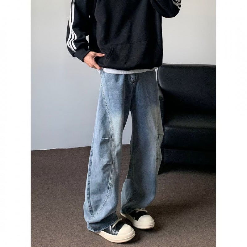 Unisex Casual Daily Denim Jeans - Image 3