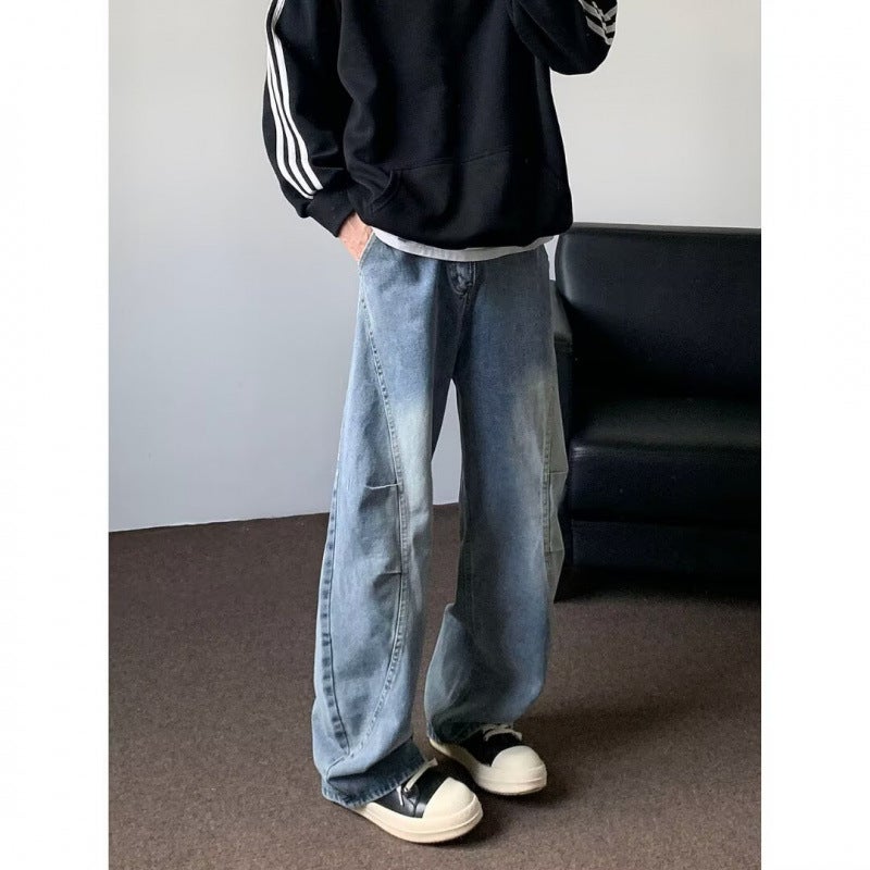 Unisex Casual Daily Denim Jeans - Image 2
