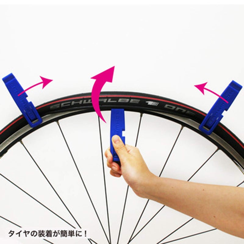 Schwalbe Bicycle Tire Levers  Blue  2.4 X 0.4 X 3.9 Inches - Image 5