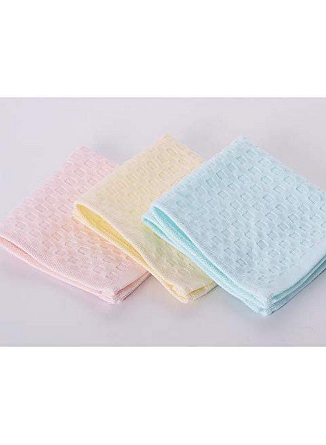 Fashiol Baby Boy's and Baby Girl's Cotton Handkerchief Cum Nursing Towel Self Hanky (Size 10.5 x 10.5 inch) (Pack of 6) - Image 2