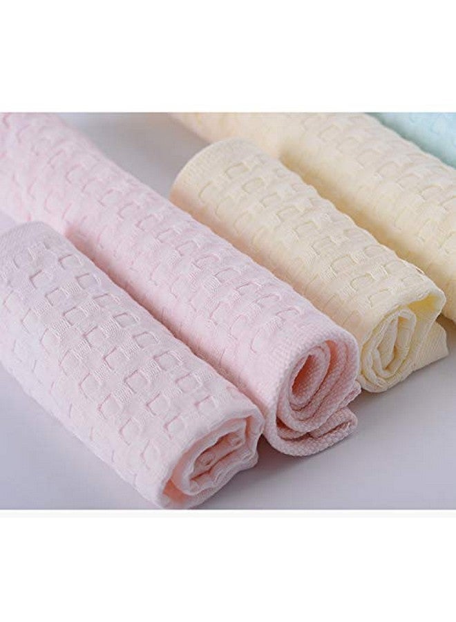 Fashiol Baby Boy's and Baby Girl's Cotton Handkerchief Cum Nursing Towel Self Hanky (Size 10.5 x 10.5 inch) (Pack of 6) - Image 3