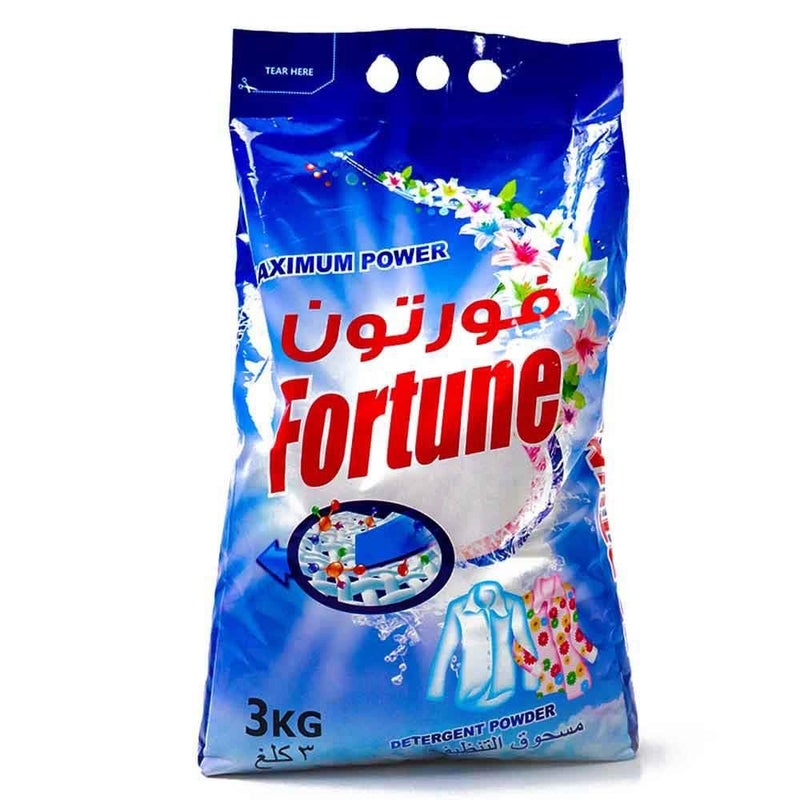 Fortune Detergent, Highly Effective Stain Remover Detergent- 3kg