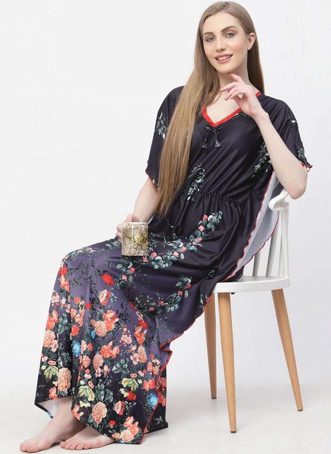 Arrabi Printed Maxi Nightdress - Image 3
