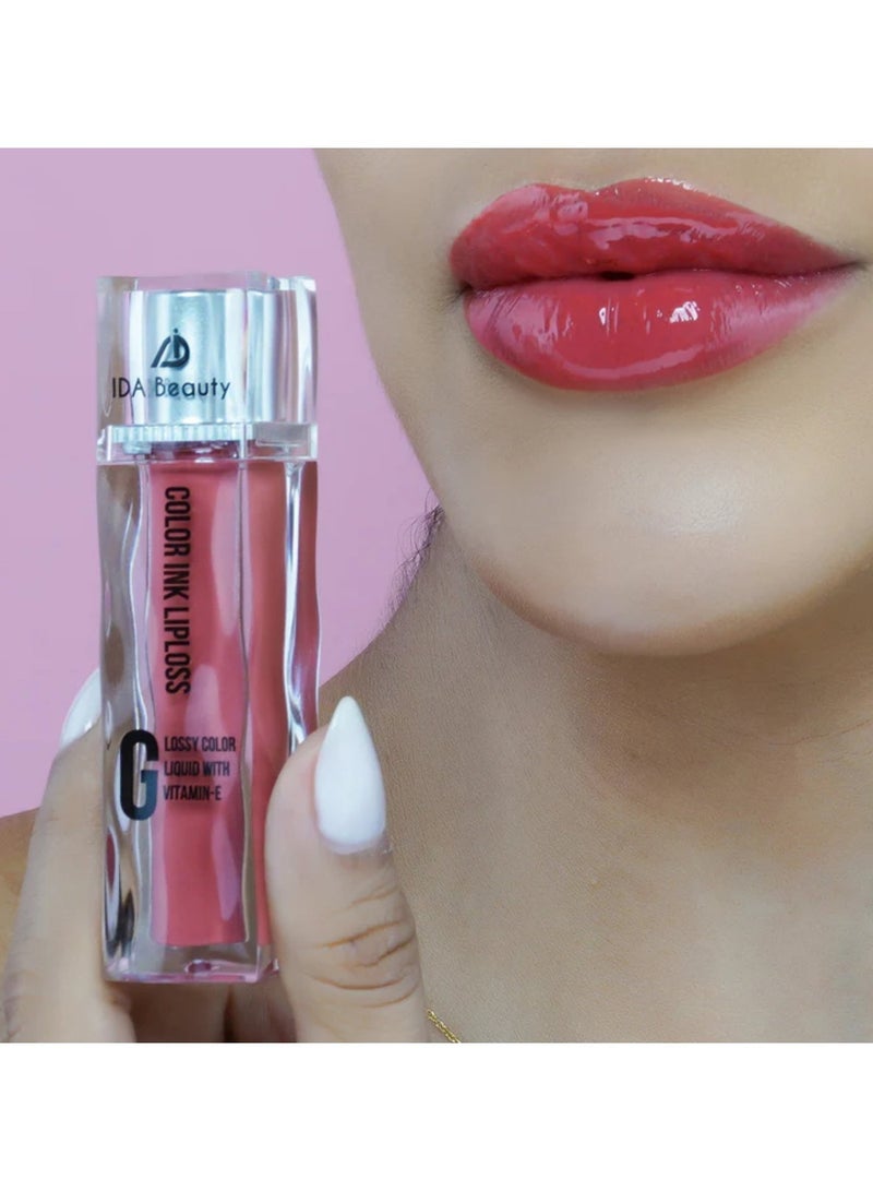 إيدا بيوتي ملمع شفاه هيو كيس كولور إنك | يدوم طويلًا، مرطب، مقاوم للتلطخ | نباتي، حلال، خالٍ من القسوة - Image 4