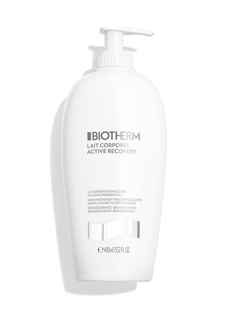 BIOTHERM Biotherm Lait Corporel Active Recovery Body Milk, Enriched With Skin Nutrients for Damaged, Tight, Irritated, Itchy Skin; with Regenerating Notes Of Almond Iconic Citrus, 13.5 Fl.Oz.  - Image 1