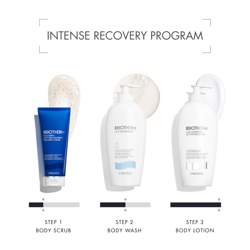 BIOTHERM بيوديرما ليت كوربوريال أكتيف ريكوفري بودي ميلك، غني بمغذيات البشرة للبشرة التالفة، المشدودة، المتهيجة، والحساسة؛ مع نغمات متجددة من اللوز والحمضيات الأيقونية، 13.5 أونصة سائلة. - Image 5