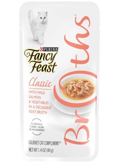 Purina Fancy Feast Limited Ingredient Cat Food Complement, Broths Classic With Wild Salmon & Vegetables - (16) 1.4 oz. Pouches - pzsku/Z7883D5C0111D5764473FZ/45/_/1685968878/c3eede6c-ed30-472a-a54e-d82b12a887fa