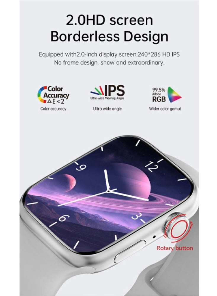 ProOne ProOne PWS13 Smart Watch - 1.86" Full HD Touch Screen, Wireless Charging, Heart Rate Monitor, IP65 Waterproof  - Image 4