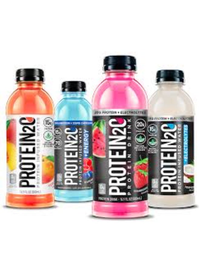 بروتين 20 مشروب بروتين 2o +Energy بنكهة التوت الأزرق 500 مل عبوة من 12 قطعة - Image 3