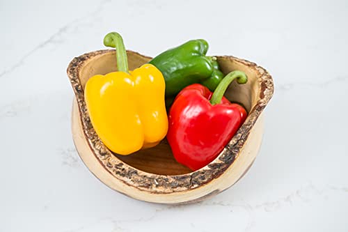 Lipper International وعاء تقديم توليب ريفي متوسط من ليبر إنترناشيونال 1094 من الأكاسيا - Image 4