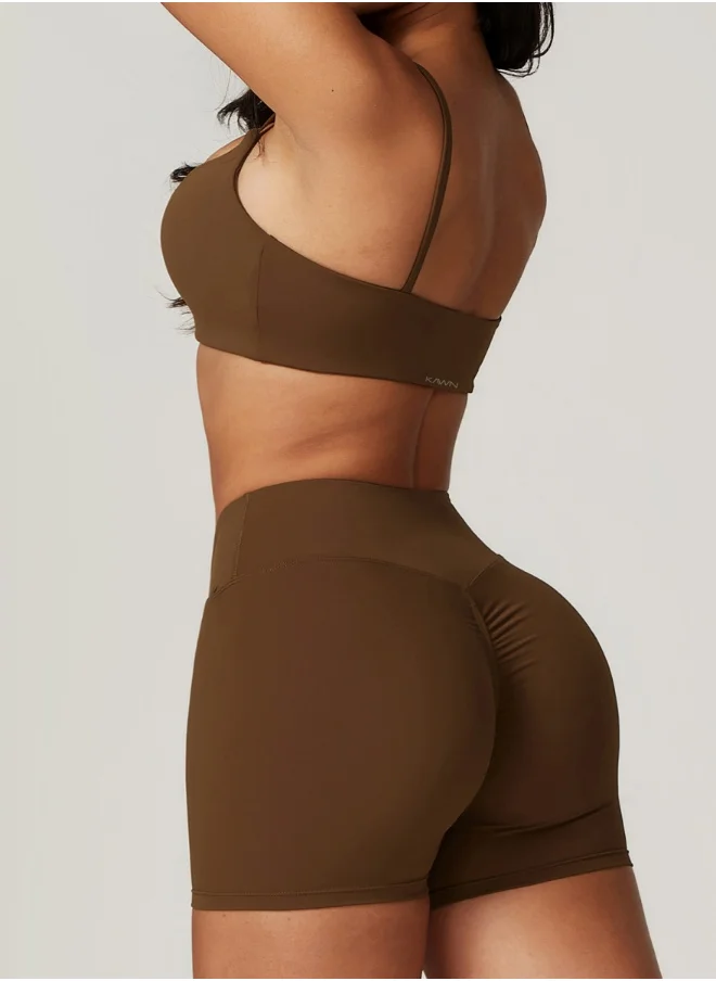 كون.يوغا Womens Scoop Neck Sports Bra