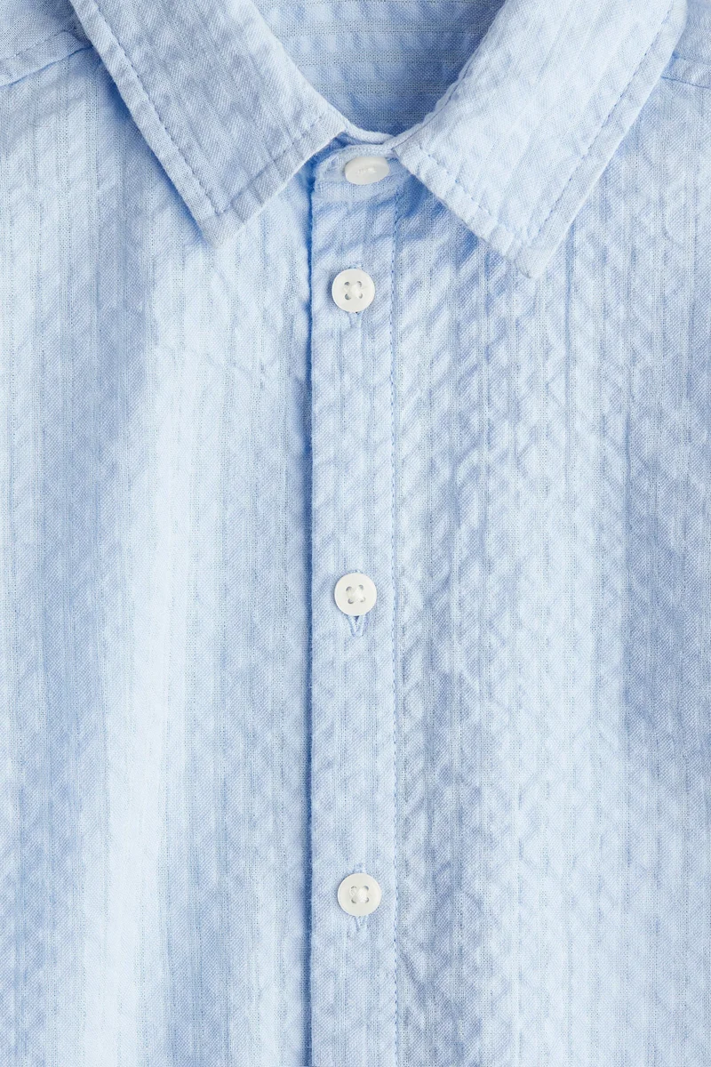 H&M Cotton Seersucker Shirt