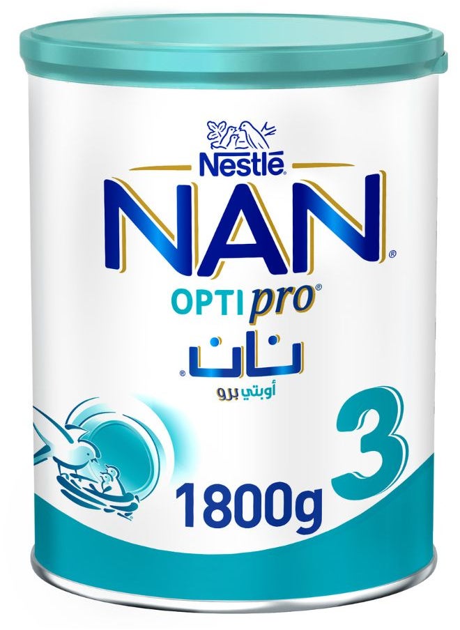Nan Optipro Stage 3 From 1 to 3 Years Baby Formula 1800g  - Image 2