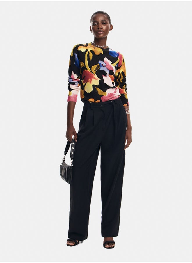 DESIGUAL - Arty Flower Sweater - Image 1