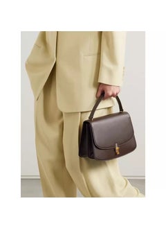 Generic 2024 Spring Summer New Womens The Row Sofia Flap Tote Retro Burgundy pre-sale 