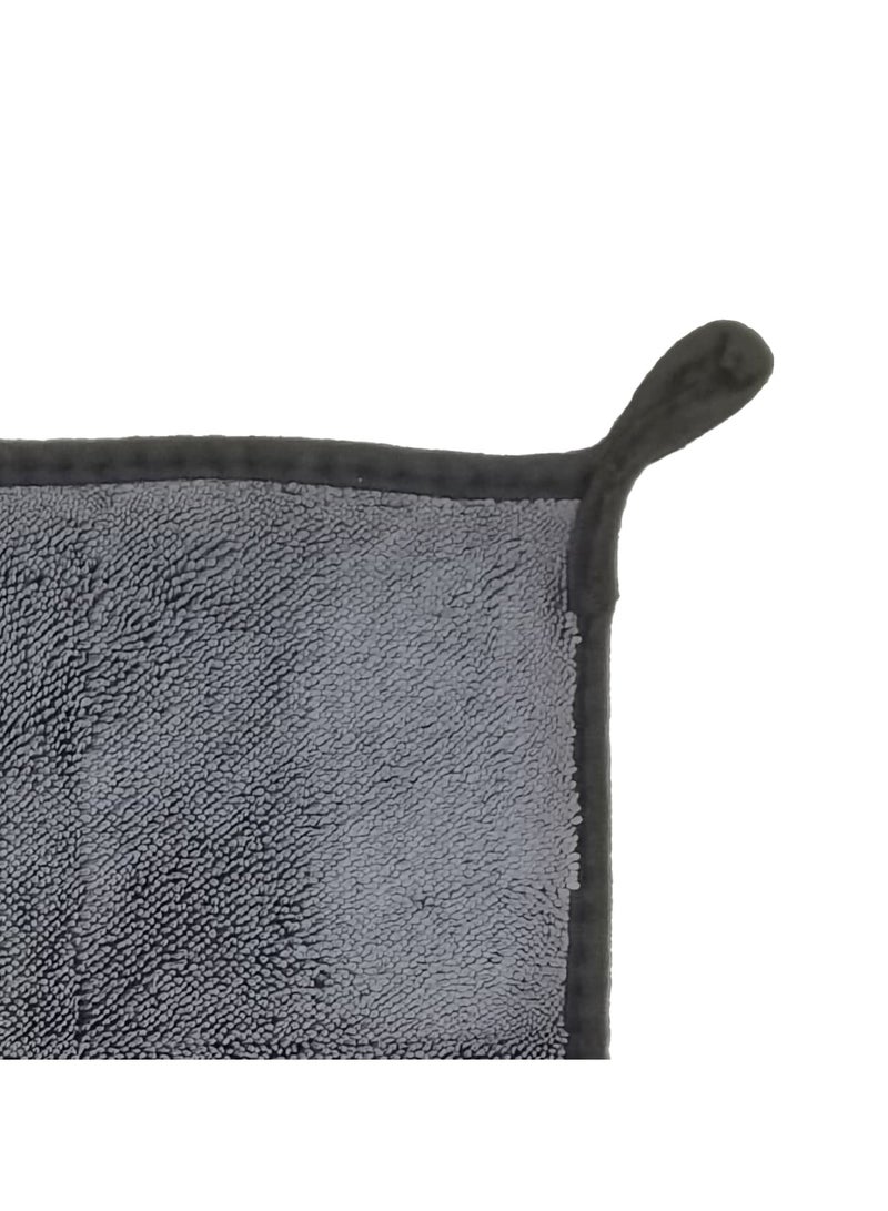 اي جي سي منشفة تنظيف 5D قطعة واحدة منشفة ميكروفايبر 40 × 60 سم 600 جرام لكل متر مربع غسيل وتجفيف خالية من الوبر جودة فائقة - Image 4