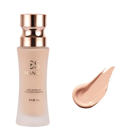 LAMUSELAND Matte Liquid Foundation Makeup Full Coverage Lightweight Longlasting Flawless Foundation Concealer Makeup for All Skin 02 M
