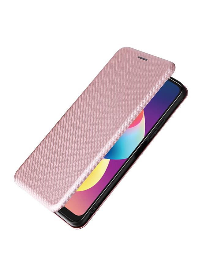 erorex Case For TCL 50 LE 5G Carbon Fiber Texture Flip Leather Phone Case  - Image 5