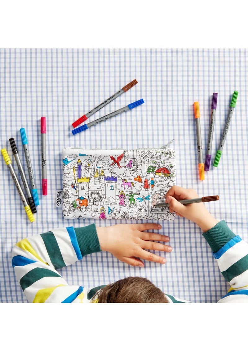 eatsleepdoodle Coloring Pencil Case, FairyTales and Legend  - Image 5