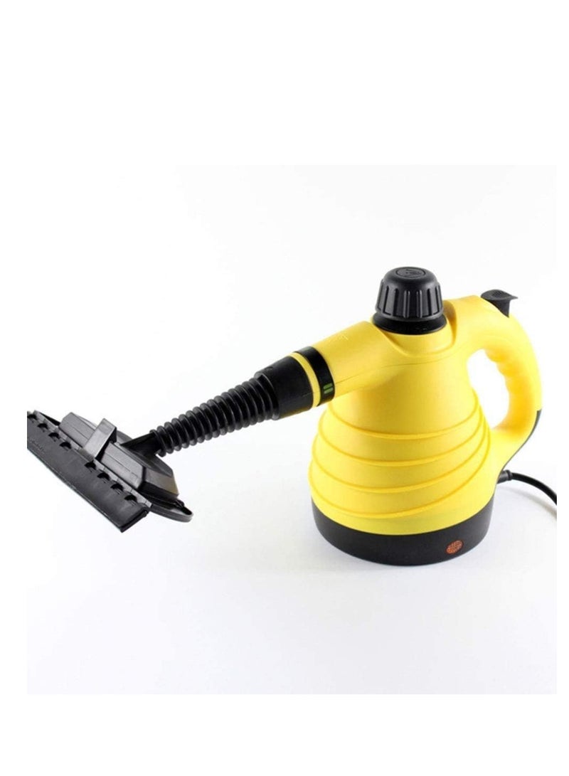 6-in-1 High-Pressure Handheld Steam Cleaner – Portable 1000W Multi-Surface Steamer for Kitchen, Bathroom, Car, Mattress, Curtains, Windows – 9 Accessories – 300ml Tank – Chemical-Free Cleaning – EU Plug - Image 1
