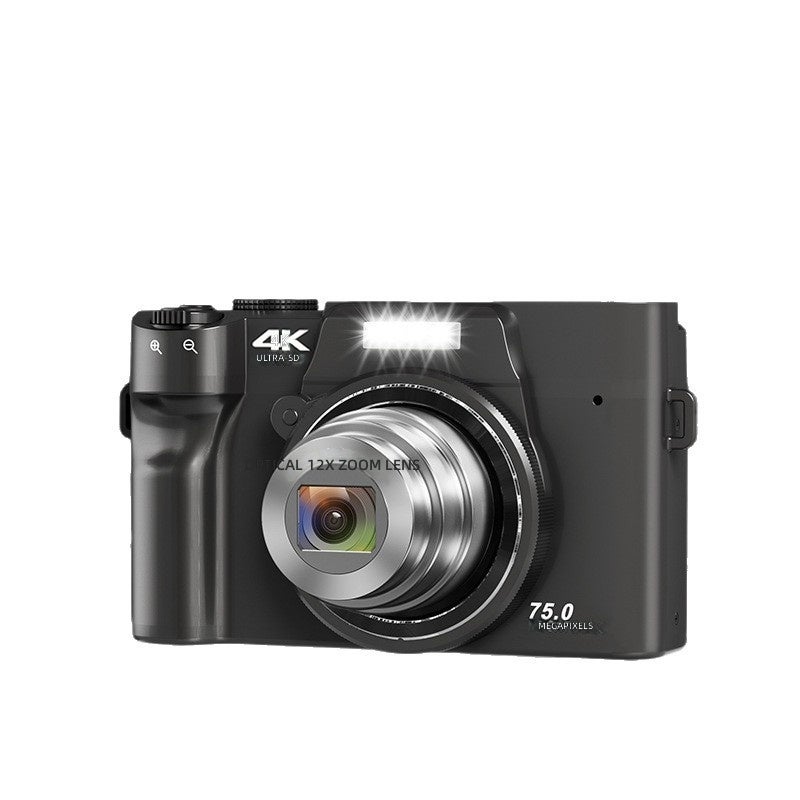 Dual-Camera 12x Optical Zoom Digital Camera for Outdoor and Selfie Photography - Image 5