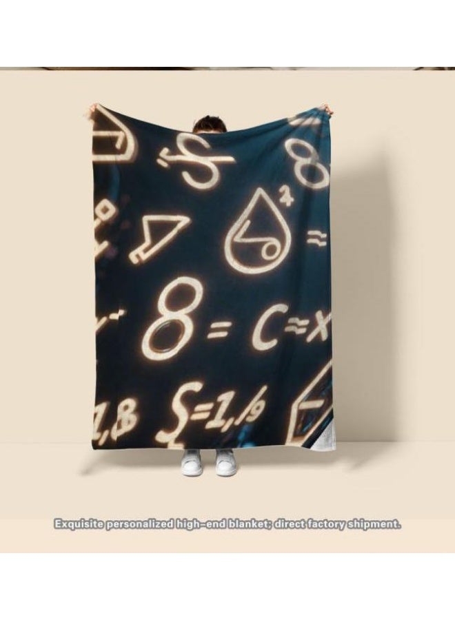 general Flannel thin blanket (warm and comfortable, suitable for sleep, gaming, dust removal and sandproof) 150cm*200cm - 762 - Image 1