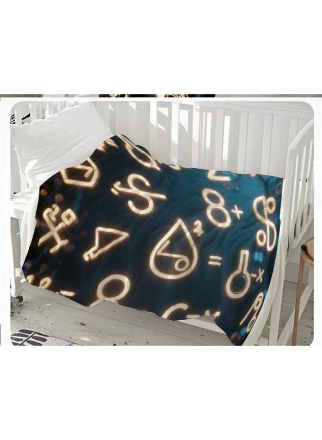 general Flannel thin blanket (warm and comfortable, suitable for sleep, gaming, dust removal and sandproof) 150cm*200cm - 762 - Image 3