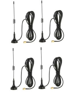 تايمي مجموعه من 4 هوائي مغناطيسي 2G GSM 3G WCDMA 1920-2170MHz 17x3x4.5 سم باللون الاسود  - Image 1