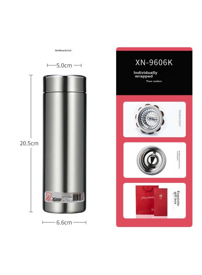 Heenoor Antibacterial Insulated Cup, 316l Stainless Steel Tea Mug With Filter, Business Car Water Bottle, Xn-9606k Natural Color, 480ml - Image 5
