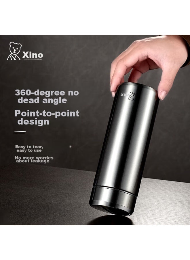 Heenoor Antibacterial Insulated Cup, 316l Stainless Steel Tea Mug With Filter, Business Car Water Bottle, Xn-9606k Natural Color, 480ml - Image 3