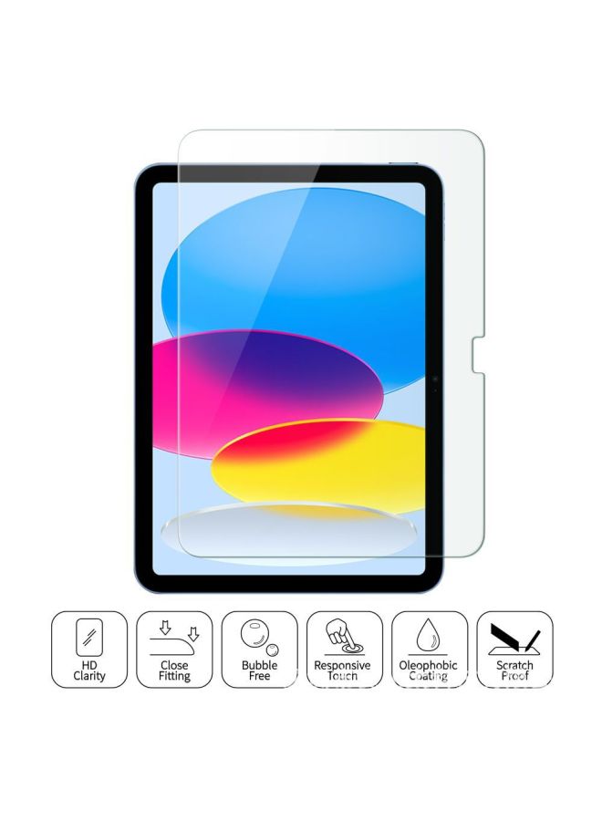 Applicable To For Apple's IPad 10 Tempered Glass Protective Film Tablet PC Seconds Anti-blue Light Custom OEM-Color:2.5d Anti-peek-Dimensions:iPad 10-10.9