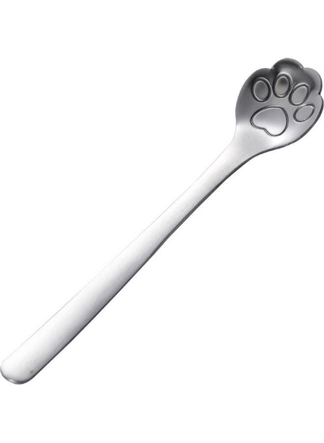NIBEMINENT Stainless Steel Coffee Drink Dessert Kitchen Mixing Spoon Grey 