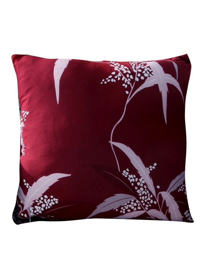 نيبمينينت غطاء وسادة مسند الذراع من البوليستر أحمر/أبيض 35x7x35سنتيمتر - Image 1