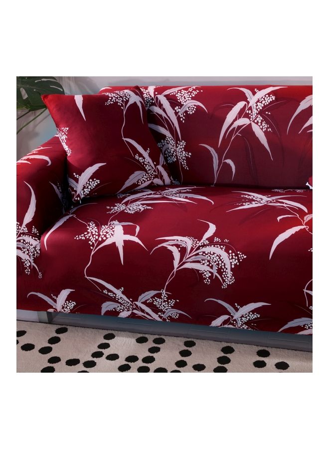 نيبمينينت غطاء وسادة مسند الذراع من البوليستر أحمر/أبيض 35x7x35سنتيمتر - Image 2