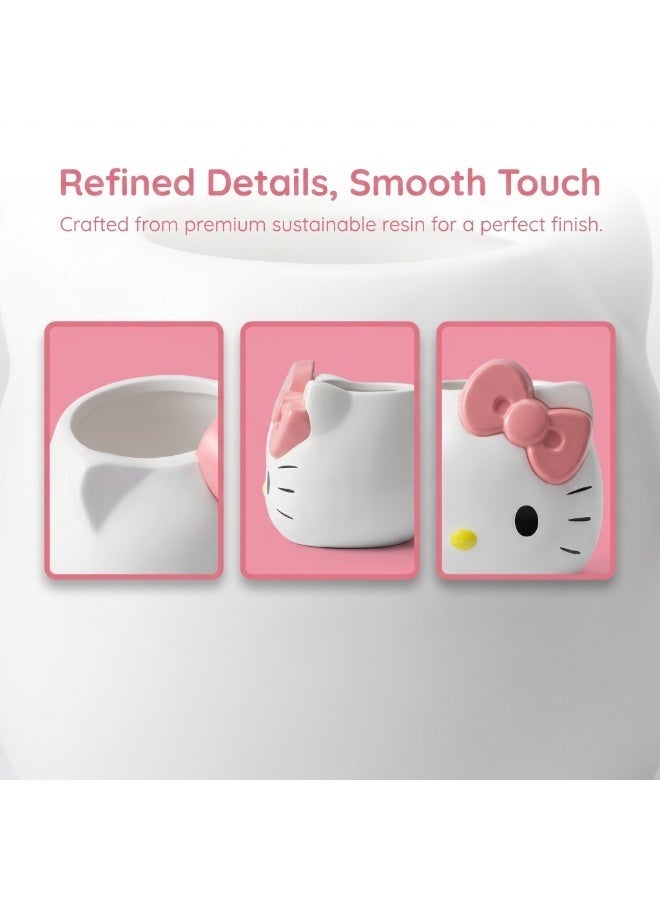 Hello Kitty Cute Pencil Pen Holder, Study Stationery Organizer Office Supplies Storage, Pencil Cup Makeup Brush Holder, Desk Supplies Organisers (KT cat) - Image 4