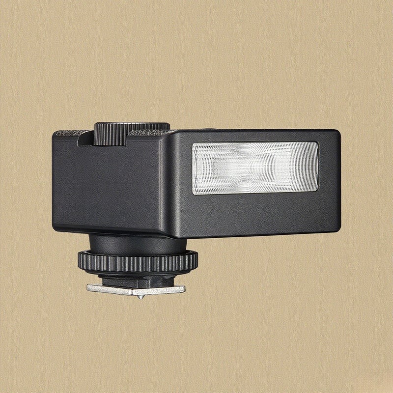 Camera Flash: Pocket Size 78G Black - Natural Lighting Fill Light With 7 Power Levels Wide Compatibility Hot Shoe Flash For Mirrorless Film Cameras Creative Photography Photo Enhancement - Image 3