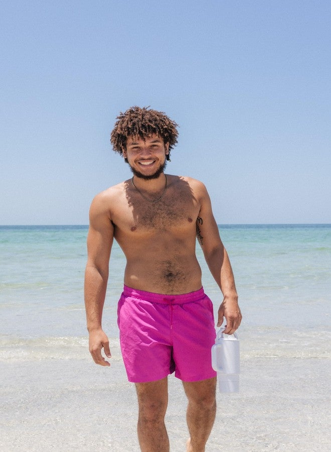 Ello Port 30oz Tumbler with Carry Loop & Integrated Handle | Vacuum Insulated Stainless Steel Reusable Water Bottle Travel Mug | Leak Proof Lid | Flexible Straw | BPA-Free | Dishwasher Safe | White - Image 2