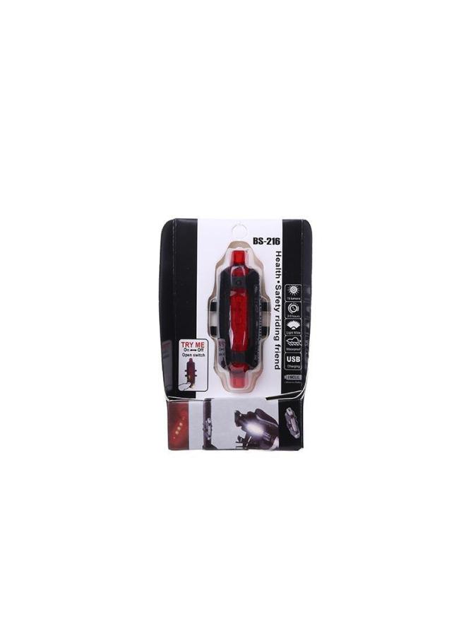 Generic 216 Direct Bicycle Light USB Charging Warning Light Riding Tail Light Accessories Bicycle Decoration Light-Color:216 Red And Blue OPP Bag  - Image 4