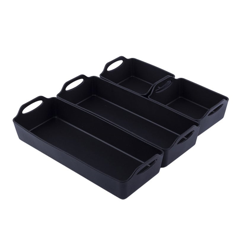 Nonstick Silicone Baking Tray Set, Suitable for Oven,Air Fryer to Simplify Cooking,Easy Clean 4Pcs - Image 1